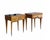 Burl Wood Bedside Tables with Glass Tops by Vittorio Dassi, Italy, 1950s, Set of 2 For Sale - Image 6 of 9
