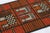 Rug & Kilim Vintage Swedish Rya Runner in Rust With White Geometric Pattern - Rug & Kilim For Sale - Image 4 of 7
