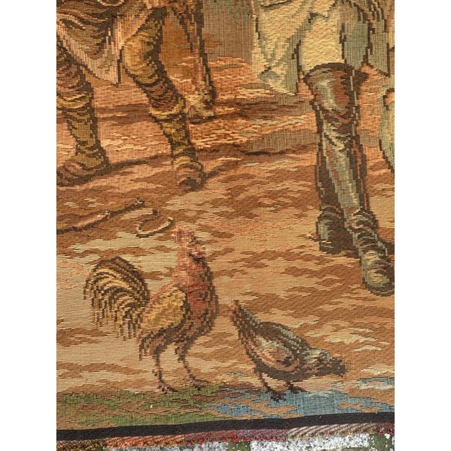 Vintage Aubusson Jacquard Tapestry, 1960s For Sale - Image 18 of 18