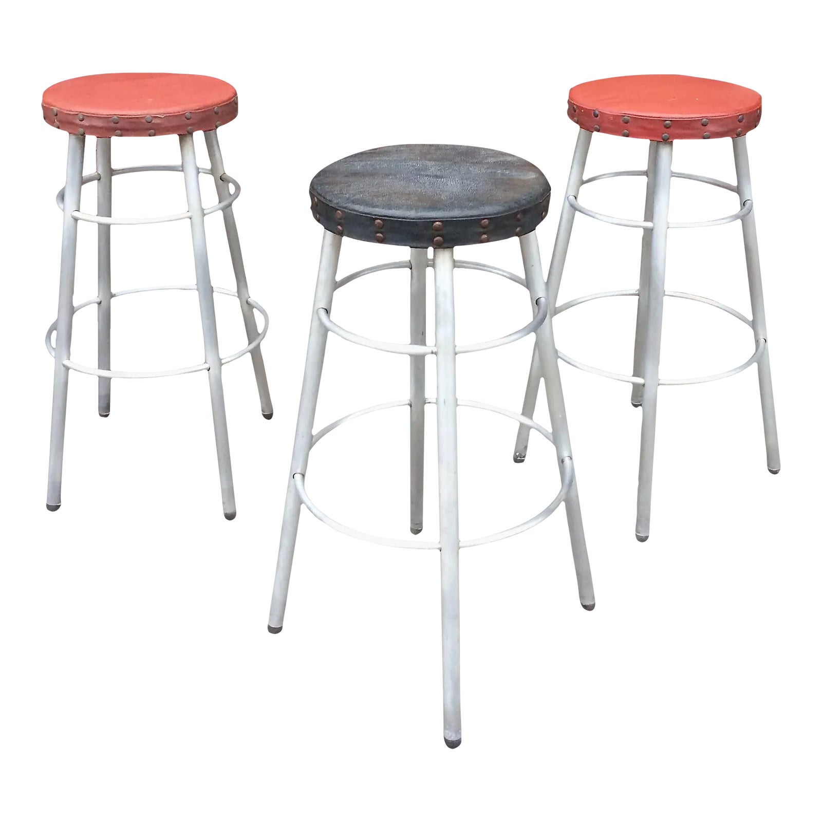 1930s Machine Age Tubular Aluminium Counter Stools by Alcoa Aluminum Co ...