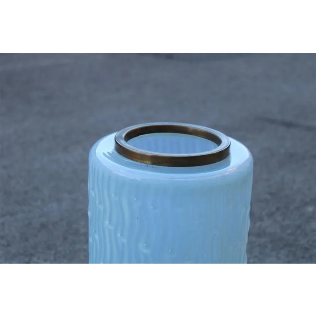 Italian Murano Glass Table Lamp attributed to Venini, 1970s For Sale - Image 11 of 12