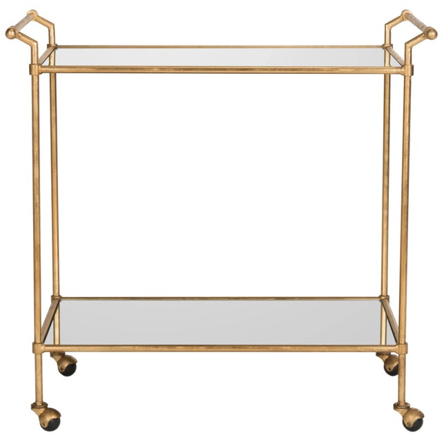 2020s Richardson Bar Cart in Gold For Sale - Image 5 of 5