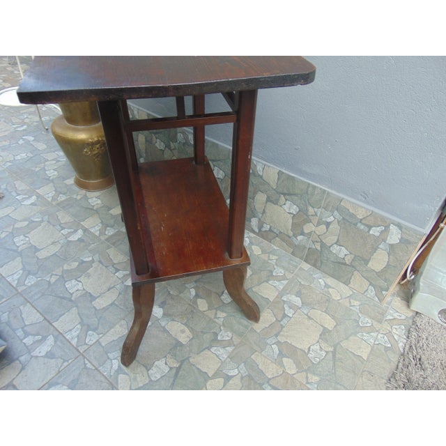 1930s Pre-War Art Deco Wooden Desk For Sale - Image 5 of 9