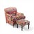 George Smith Kilim Lounge Chairs - Pair With Ottoman For Sale - Image 12 of 13