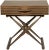 Contemporary Zanta Side Table in Saddle Brown For Sale - Image 3 of 3