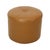 Vintage Round Camel Skai Ottoman, 1960s For Sale - Image 6 of 12