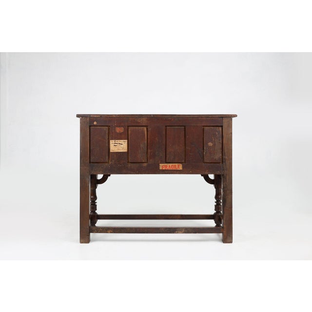 Antique Spanish Oak Carved Cabinet For Sale - Image 10 of 11