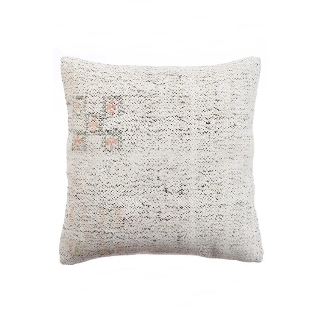 Off White Kilim Pillow Cover For Sale - Image 4 of 4