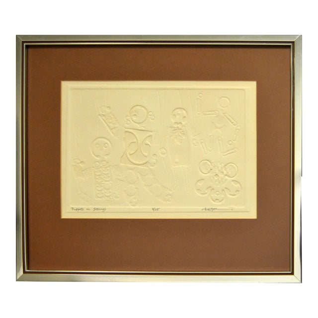 Feigen Mixed Media Superb Multi-Dimensional Wall Art Titled Puppets on Strings For Sale
