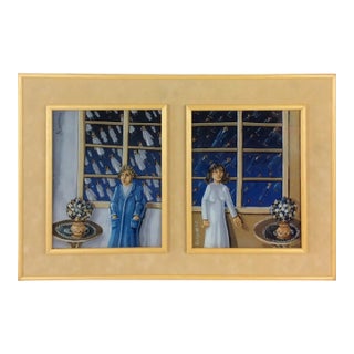 Original Reverse Glass Painting by Ivicevic Slobodan For Sale