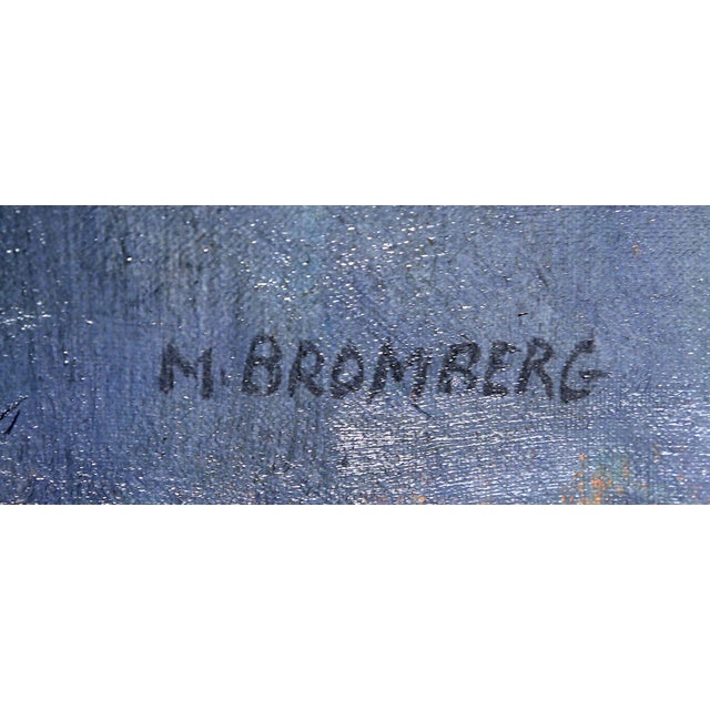 Multicolor Flowers III by Miriam Bromberg Date: 1970's Oil on Canvas, signed l.r. Size: 30 x 24 in. (76.2 x 60.96 cm)