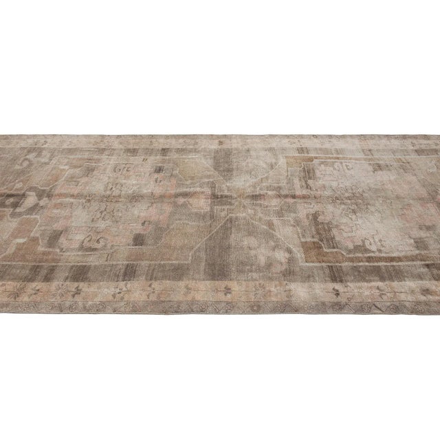 Traditional Vintage Washed Out Kars Wool Rug For Sale - Image 3 of 6