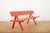 Ash Wood Bench in Stained and Lacquered Red for the Frankfurt Book Fair by Moritz Schmid for Röthlisberger, 2014 For Sale - Image 5 of 12