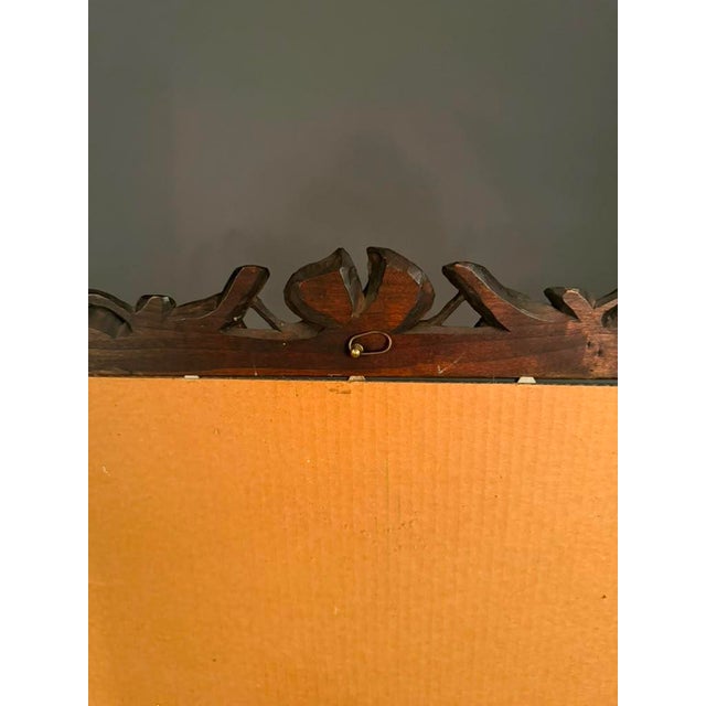 Carved European Faux Bois Mirror With Cherry Motif, Circa 1900 For Sale - Image 11 of 13