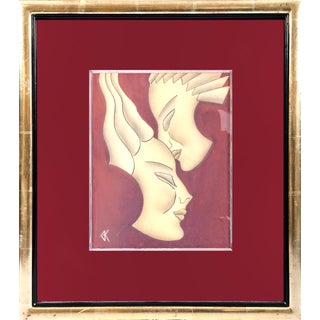 1990s Eternal Embrace Lithograph, Framed For Sale