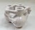 1990s "Unity" White Ceramic Italian Bud Vase or Candle Holder For Sale - Image 4 of 4