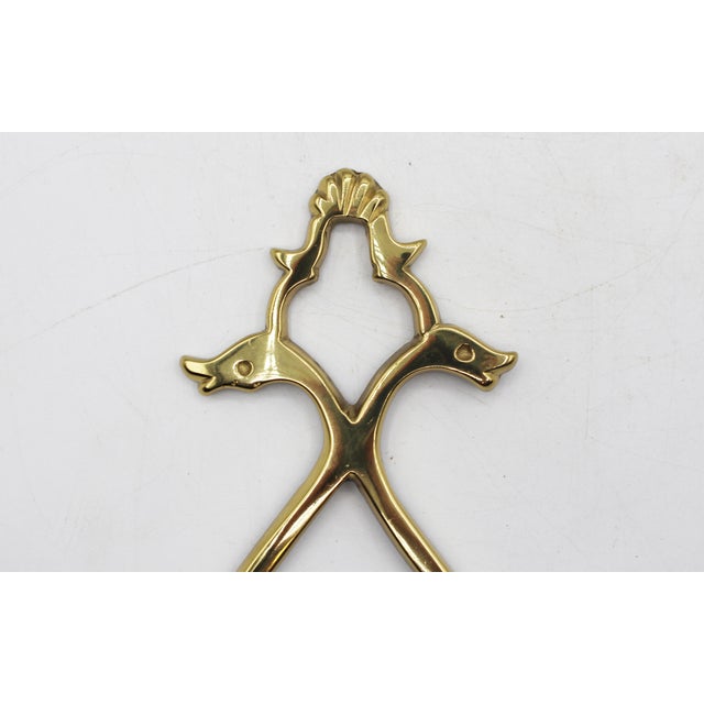 Circa 1970s Pair of Single Light Brass Wall Sconces by Virginia Metalcrafters For Sale In Raleigh - Image 6 of 9