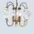 Brass and Glass Ceiling Lamp in the Style of Angelo Brotto, 1950s For Sale - Image 10 of 11