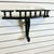 1950s Vintage Boho Chic Arts & Crafts Wood Wall Mounted Shelf, Newly Painted For Sale - Image 4 of 12