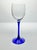 Contemporary Cristal D’Arques “Neptune” Set of 4 Claret Wine Glasses For Sale - Image 3 of 4