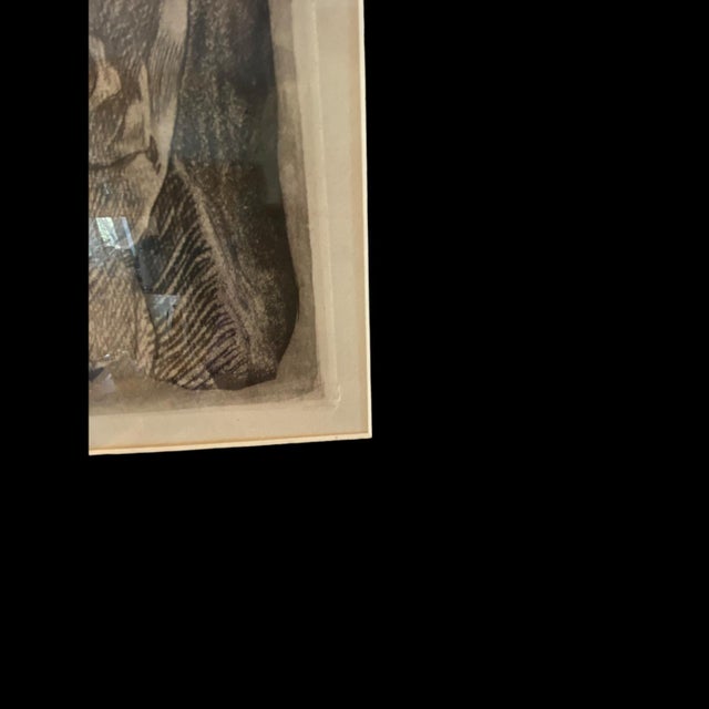 Kathe Kollwitz Signed 1905 Vintage Etching Restrike "Frauenkopf