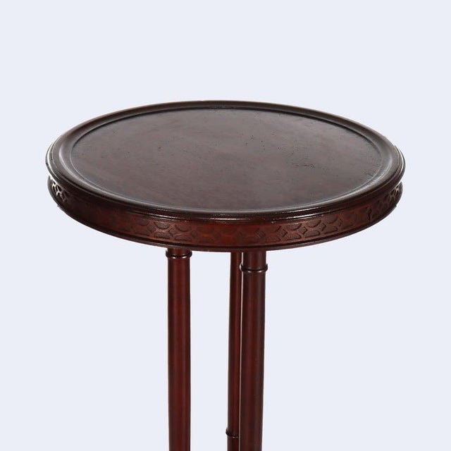 Pair of Antique Mersman Regency Mahogany Display Pedestals Signed C1930 For Sale - Image 11 of 16