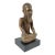 Early 20th Century Bembe Sitting Male Figure on Custom Base South Kivo For Sale