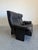 Black Vintage 1970’s Otto Zapf for Knoll Attrb Follow Me Black Leather Two Seat Sofa For Sale - Image 8 of 12