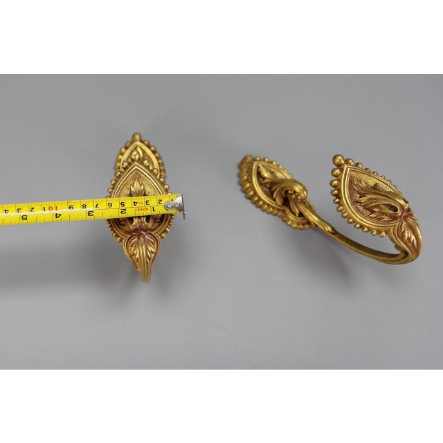 Early 20th Century French Bronze Curtain Tiebacks, 1890s, Set of 2 For Sale - Image 17 of 18