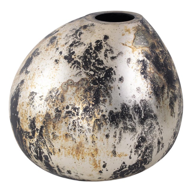 Callisto Bulbous Glass Vase For Sale
