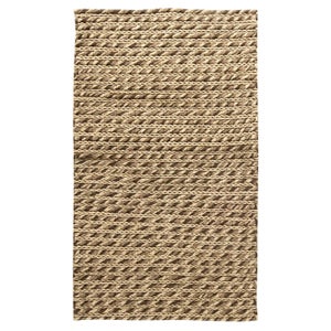Modern Striped Beige Sylvan Handmade Wool Rug by Doris Leslie Blau