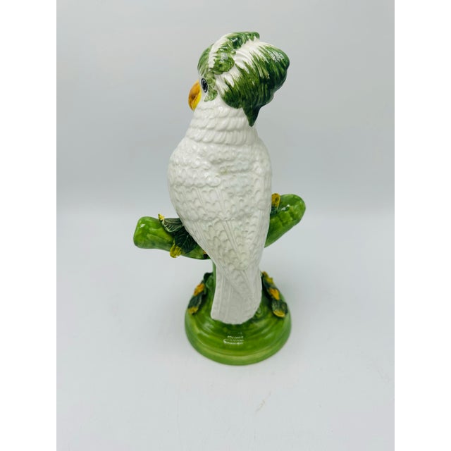 Vintage Italian Ceramic Parrot For Sale - Image 4 of 7
