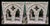 Gold Spectacular Marble Mullioned Windows or Table Bases - H 76 Cm, Venice, Set of 2 For Sale - Image 8 of 9