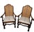 Pair of Vintage Early 20th Century Louis XV Style Walnut Cane-Back Accent Chairs For Sale - Image 18 of 18