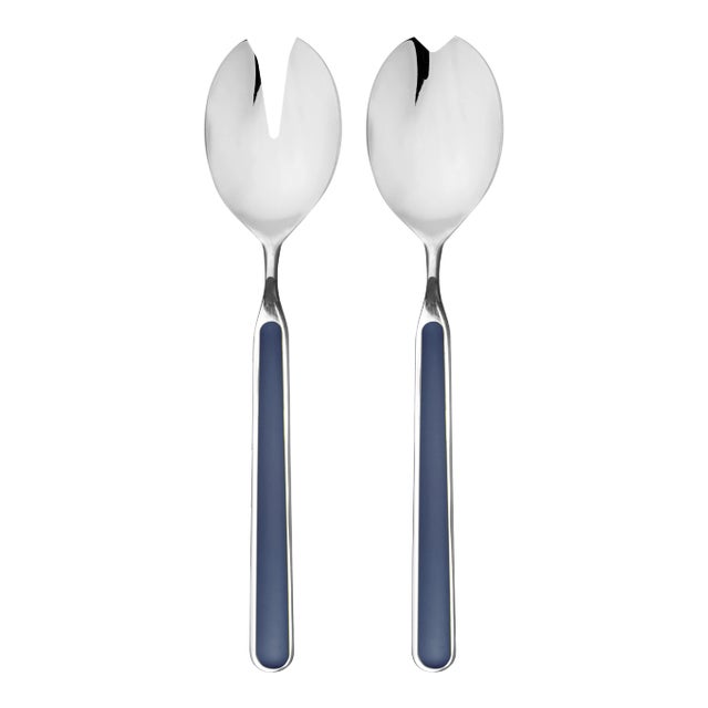 Mepra Fantasia 2-Piece Salad Servers Set, Dark Cobalt For Sale