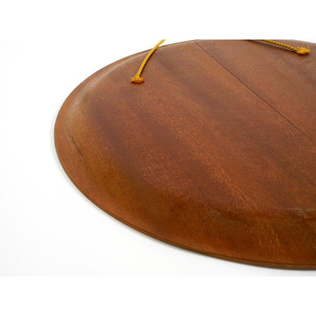 Mid-Century Modern Round Teak Wall Mirror by Ary Fanerprodukter Nybro, Sweden, 1960s For Sale - Image 10 of 13