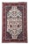 Hand‑Knotted Afghan Serapi Tree of Life Rug 5'11"×8'11" – Cream Field & Red Niche Floral Design For Sale