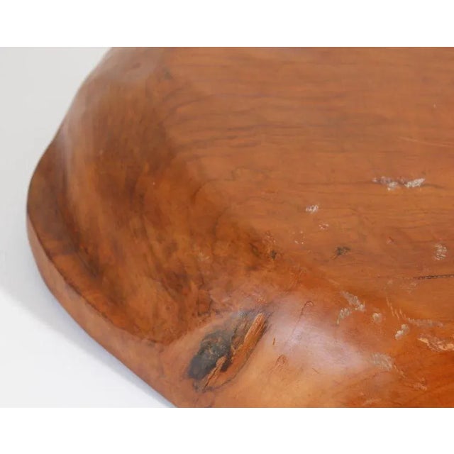 Wood 1960 Hand Hewn Organic Teak Burl Bowl For Sale - Image 7 of 12