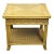 Braxton Culler Bamboo Glass Top Table For Sale