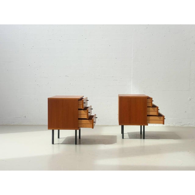 Mid-Century Twen Bedside Tables by Günter Renkel for Rego, 1960s For Sale - Image 6 of 13