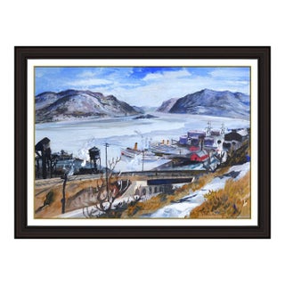 Mid 20th Century The Hudson, New York, Bruce Mitchell For Sale