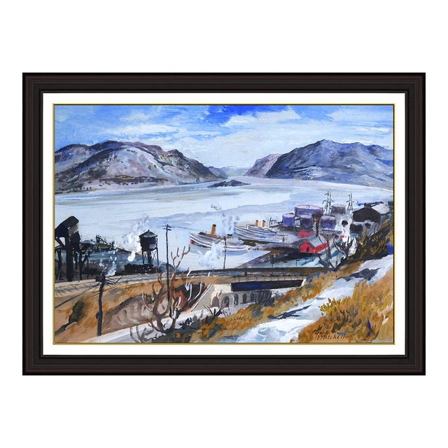 Mid 20th Century The Hudson, New York, Bruce Mitchell For Sale