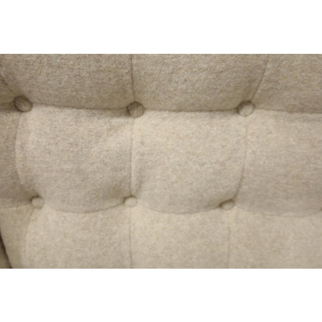 Hans J. Wegner Ap19 Papa Bear Chair in Holly Hunt Alpaca For Sale In Dallas - Image 6 of 12