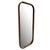Contemporary Deco Mod Chestnut Stain Mirror For Sale - Image 3 of 7