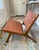 Elk Group International Modern Teak Woven Leather Chair For Sale - Image 4 of 7