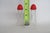 Mid 20th Century Mid Century Modern Pressed Glass Salt and Pepper Shakers Pair of 2 With Red Tops For Sale - Image 9 of 15