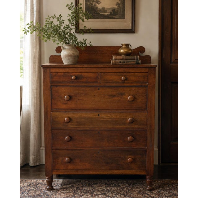 Mid 19th Century Sheraton Chest of Drawers For Sale - Image 12 of 12