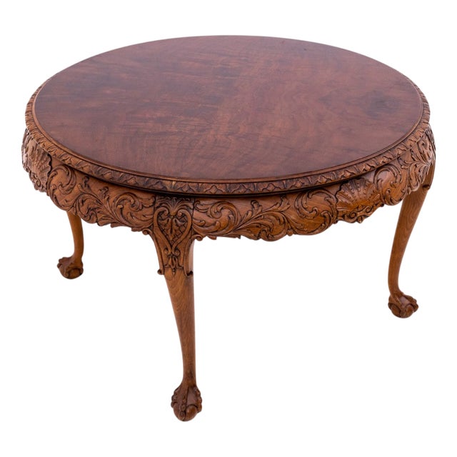 Carved Table, Western Europe, 1910 For Sale