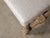 English 1900s Bleached Wood Bench with Barley Twist Base and Custom Upholstery For Sale - Image 4 of 12