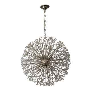Hudson Valley Dunkirk Polished Nickel Chandelier For Sale